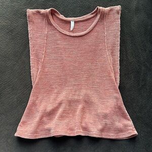 Free people coral tank top